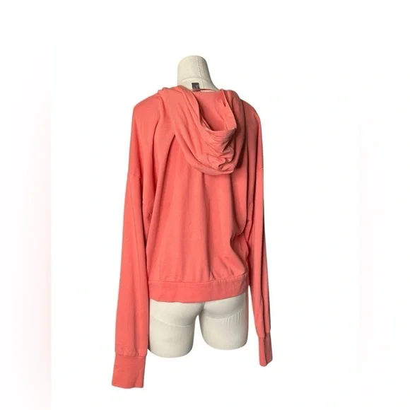 Sweaty Betty After Class Coral Cropped Hooded Lightweight Long Sleeve - Picture 4 of 5